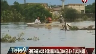 Emergencia por inundaciones en Tucumán [upl. by Weidman]