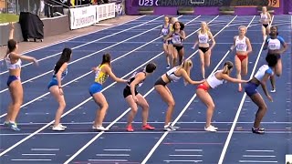 4x400m Women FINAL European U23 Championships Gävle SWE 2019 [upl. by Eneri]