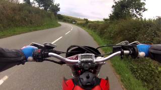 Aprilia MX 125 SM FULL power 34cv GOPRO [upl. by Attelliw]