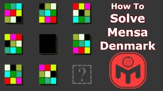 Solving The Mensa DENMARK IQ Test Puzzles 145 IQ Answers [upl. by Bowyer229]