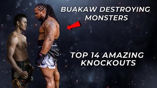 Buakaws Brutal Knockouts Destroying Monsters [upl. by Acnayb]