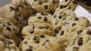 Thick Soft And Chewy Chocolate Chip Cookies [upl. by Hellah]