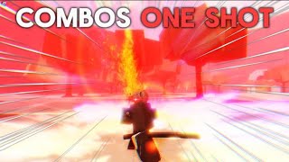 GUÍA de COMBOS ONE SHOT para Atomic Samurai en los campos de batalla mas fuertes [upl. by Adnolaj]