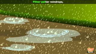 Raindrops  Nursery Rhyme with Lyrics amp Karaoke [upl. by Ettevey416]