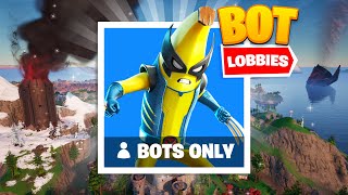 How To Get BOT LOBBIES in Fortnite Season 4 Bot Lobby Tutorial [upl. by Abigale259]