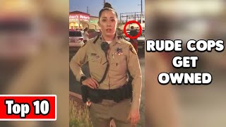 Top 10 Best Moments Rude Cops Got Owned [upl. by Keldon]