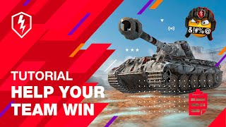 WoT Blitz Tutorial How to Help Your Team Win [upl. by Ahtibbat353]