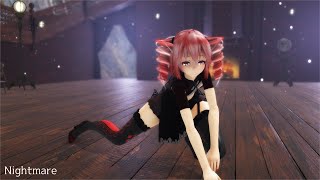 MMD 「Nightmare」 TDA式改変テトさん [upl. by Airamana997]