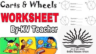 WORKSHEET  Carts And Wheels  Class4 Maths NCERT Chapter 8 Extra important question answer KV Tchr [upl. by Slavin]