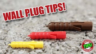 Some Simple DIY Tips for Wall Plugs  Anchors [upl. by Yul26]