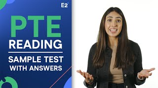 PTE Reading  PTE Sample Test amp Practice with Answers [upl. by Aierdna]