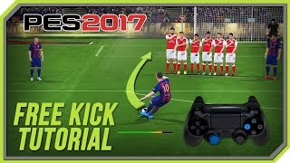 PES 2017 Free Kick Tutorial PS3 PS4 [upl. by Alexa]