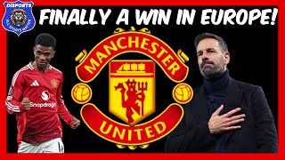 RUDD AMAD PAUL SCHOLES FANS REACT MAN UTD 20 PAOK  Europa League Review Highlights [upl. by Llenwahs]