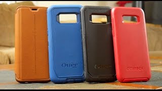 Galaxy S8  All OtterBox Series Hands On Comparison Defender vs Commuter vs Symmetry vs Strada [upl. by Assinna]