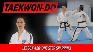 One Step Sparring Ilbo Matsogi  TaekwonDo Lesson 58 [upl. by Leizar266]