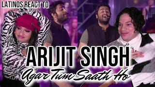 Waleska amp Efra react to Arijit Singh  Agar tum saath ho LIVE Performance 💕 [upl. by Heigl]