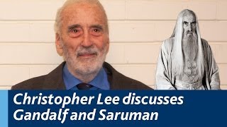 Christopher Lee discusses Gandalf Saruman and the Lord of the Rings Trilogy [upl. by Nitsu725]