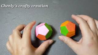 How To Make Paper Soccer Ball Step by Step [upl. by Nashom846]