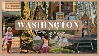 WASHINGTON TRAVEL VLOG  exploring Seattle Leavenworth amp Skykomish [upl. by Ayle]