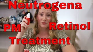 Neutrogena Skincare NEW Stubborn Marks PM Retinol Acne Treatment Review and How to Use [upl. by Lew]