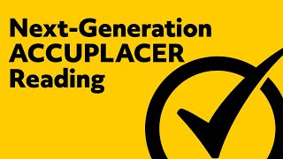 Free NextGeneration ACCUPLACER Reading Study Guide [upl. by Hillery216]