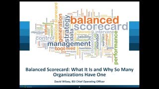 Balanced Scorecard What It Is and Why So Many Organizations Have One [upl. by Leachim]