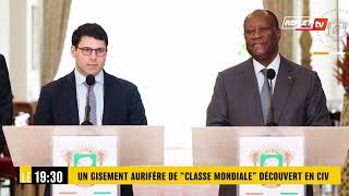 Un gisement aurifère de quotclasse mondialequot découvert en Côte dIvoire [upl. by Ynohtnaeoj]