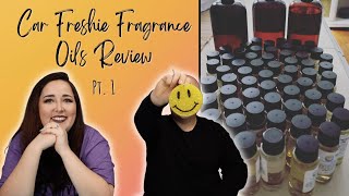 Fragrance Oil Review Pt 1  Scents for Car Freshies  Most Popular Fragrance Oils  Testing Scents [upl. by Gerty]