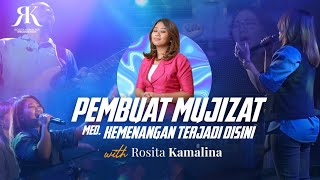 Pembuat Mujizat medley Kemenangan Terjadi Disini cover by Rosita Kamalina live YHS church malang [upl. by Ociredef]