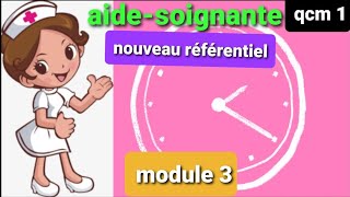 RÉVISION module 3 AIDESOIGNANTE  NOUVEAU référentiel Aidesoignante RÉVISION AS GRATUIT [upl. by Nonek]