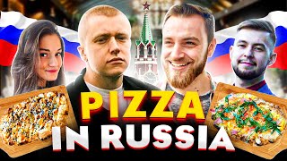 🍕 ABBIAMO MANGIATO LE PIZZE STRANE IN RUSSIA PIZZA CARBONARA E ANANAS DDRINRUSSIA [upl. by Ahsini]