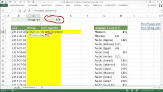 excel569  Miesiące i dni tygodnia w dowolnym języku [upl. by Miahc143]