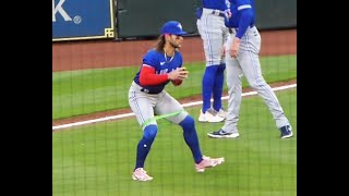 Bo Bichette pregame warm up  VladdyBlue Jays vs Astros42222 [upl. by Tiraj]