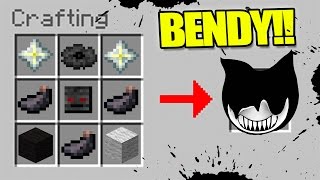 How To Summon Demon Bendy in Minecraft  Bendy and The Ink Machine [upl. by Uuge250]