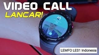 Smartwatch TERLALU Canggih LEMFO LES1 Indonesia Unboxing dan Review [upl. by Llemrej880]