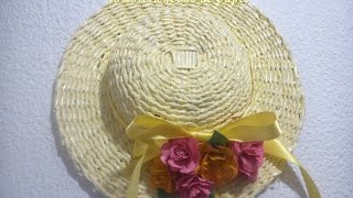 Sombrero decorativo hecho de papel [upl. by Madigan]