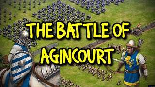 THE BATTLE OF AGINCOURT  AoE II Definitive Edition [upl. by Florian143]