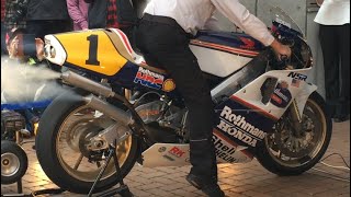 HONDA 2stroke NSR500 1989 WGP500 Exhaust Sound [upl. by Aindrea]