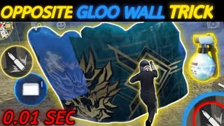 OPPOSITE GLOO WALL TRICK  FREE FIRE OPPOSITE GLOO WALL TRICK  MR ATUL YT [upl. by Llednol]