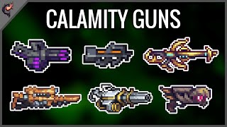 All Guns  Terraria Calamity Mod [upl. by Akinert]