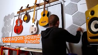 Hexagon Acoustic Panels for the DIY Home Studio [upl. by Arul]