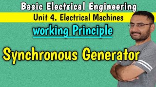 Synchronous Generator Working Principle Electrical machines 1st year engineering BEEEEE [upl. by Nagyam]