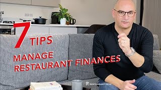 7 Tips to Manage Restaurant Finances in 2022 [upl. by Furr230]