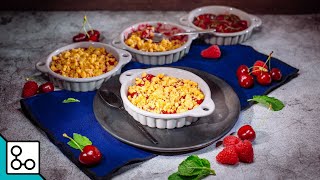 Crumble cerises amp framboises  YouCook Cuisine [upl. by Nivaj]