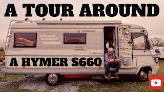 A Tour Around A Classic Hymer s660 Motorhome 1993 [upl. by Grekin]