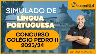 Questões de Português  Concurso Colégio Pedro II  Professor Rian [upl. by Cai]