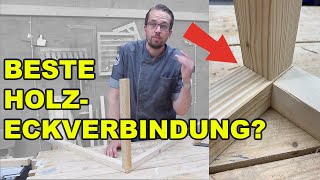 Schraubenlose Eckverbindung⎮Holzverbindung⎮Holz verleimen⎮Holz verbinden⎮ Holz Ecken verbinden⎮tobi [upl. by Rocher118]