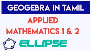 ELLIPSE  Find the foci vertices and directrices  Applied Mathematics 1 amp 2  maths in geogebra [upl. by Atiluj226]