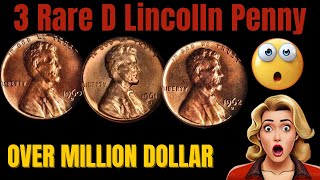 Rare 196019611962 D Lincoln Penny Coins Valuated Millions Dollars [upl. by Hartfield602]