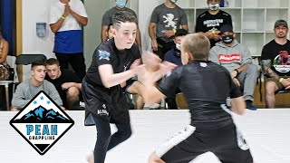 Kids BJJ Superfight  Risman VS Miller  Peak Grappling KUMITE 1 [upl. by Aidan]